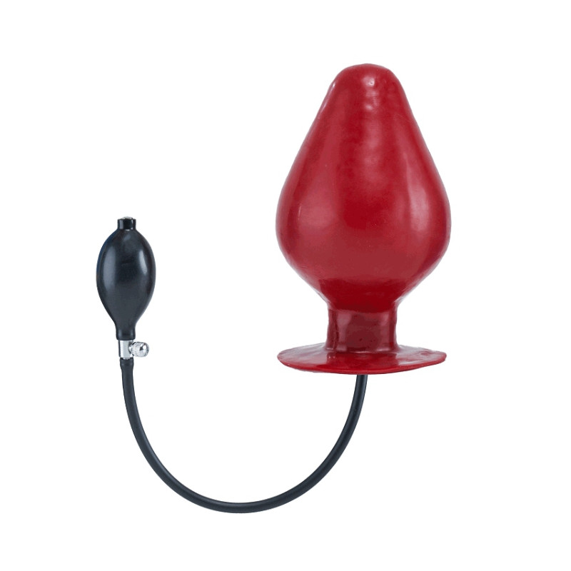 Mr B - Mister B Plug gonflable en latex Vortex XL 20.5 x 12cm Rouge